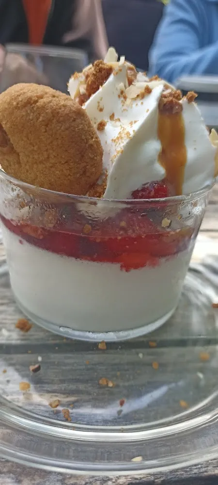 Panacotta Aux Fraises